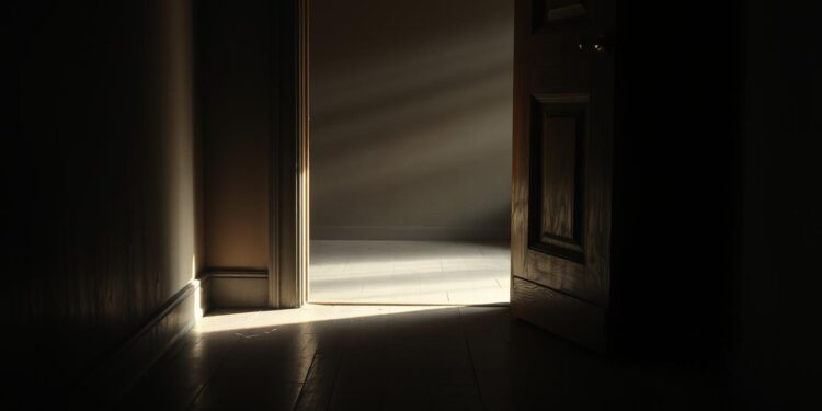 a door left open