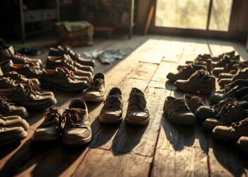 a pair of shoes