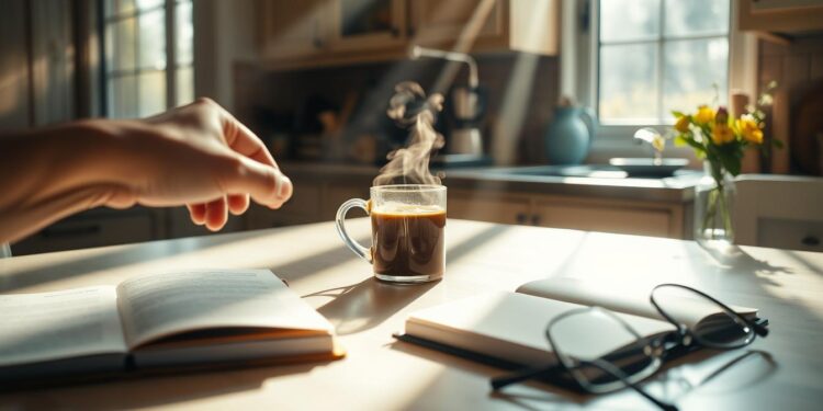 coffee at 8am